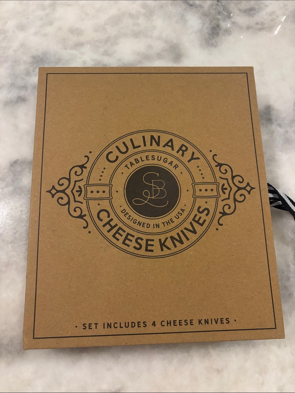 Culinary Cheese Knives Set in Kraft Box NIB